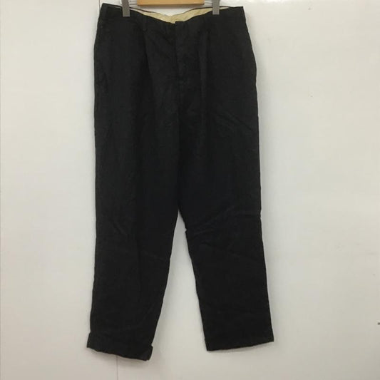 古着 USED パンツ スラックス スラックス ワイドパンツ カジュアルパンツ ストレートパンツ 60s 無地 紺 / ネイビー /  メンズ USED 古着 中古 10106258