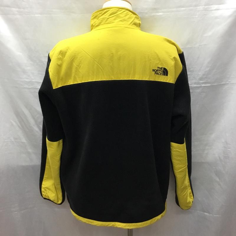ザノースフェイス THE NORTH FACE ジャケット、上着 ジャケット、ブレザー na71831 フリースジャケット アウター ジップアップジャケット XL ロゴ、文字 黒 / ブラック / X 黄 / イエロー /  メンズ USED 古着 中古 10121475
