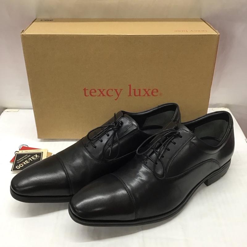 アシックス ASICS 革靴 革靴 TU-8002 texcy luxe GORE-TEX ストレートチップ 箱有 26.5cm 26.5cm 無地 黒 / ブラック /  メンズ USED 古着 中古 10111754
