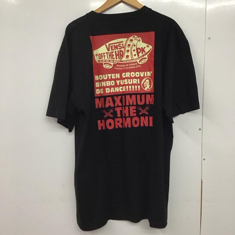 古着 USED Tシャツ 半袖 半袖カットソー プリントTシャツ マキシムザホルモン バンドTシャツ XXL プリント 黒 / ブラック /  メンズ USED 古着 中古 10145719