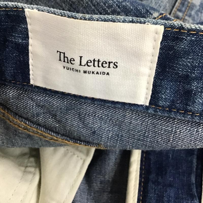 ザレターズ The Letters パンツ デニム、ジーンズ FW17-LDP001A サイドジップ M 無地 青 / ブルー /  メンズ USED 古着 中古 10111874