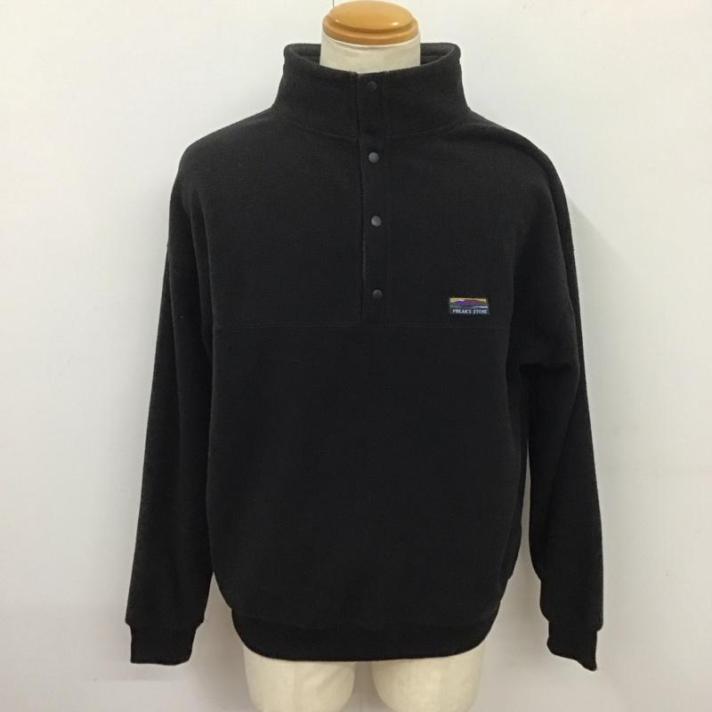 フリークスストア FREAK S STORE ジャケット、上着 ジャケット、ブレザー 長袖ジャケット スタンドカラージャケット フリースジャケット S ロゴ、文字 黒 / ブラック /  メンズ USED 古着 中古 10124178