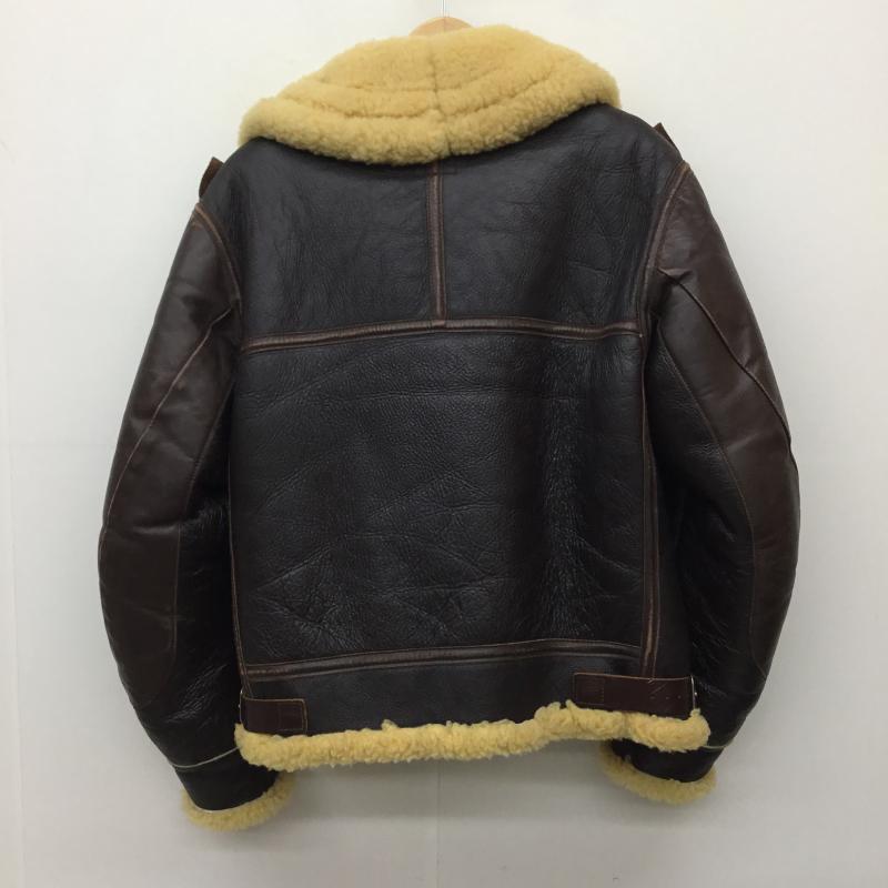 バズリクソンズ Buzz Rickson s ジャケット、上着 レザージャケット B-3 フライトジャケットシープスキン 38 ロゴ、文字 茶 / ブラウン /  メンズ USED 古着 中古 10144521