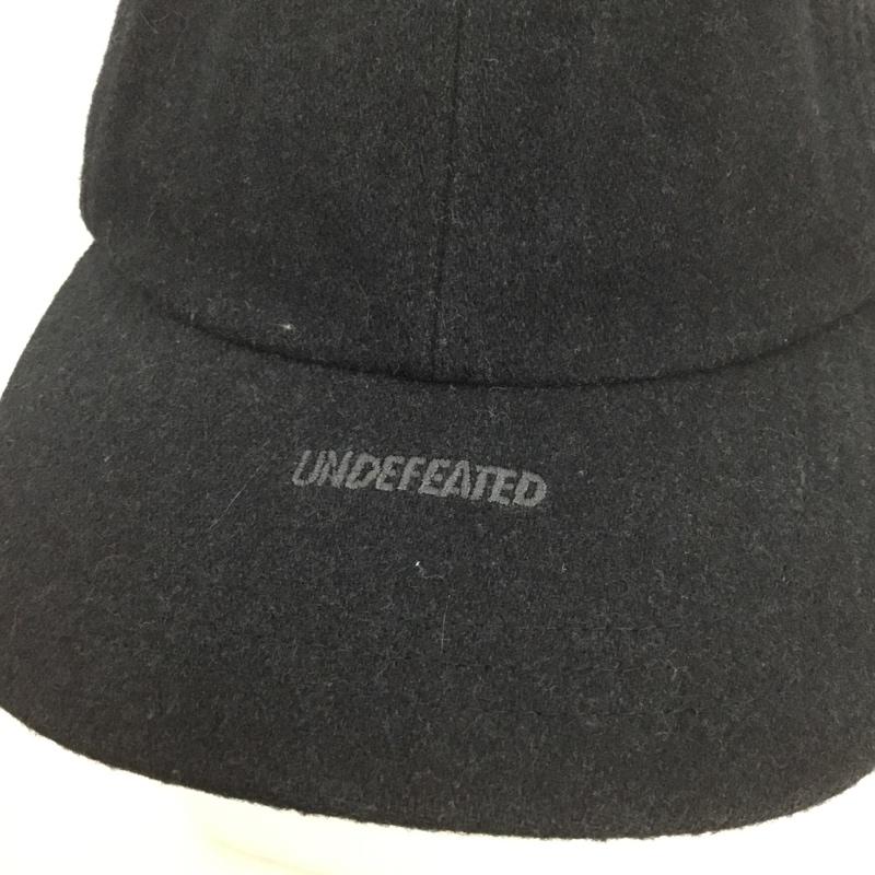 アンディフィーテッド UNDEFEATED 帽子 キャップ 183077500044 ウール混 ロゴ、文字 紺 / ネイビー /  メンズ USED 古着 中古 10142800