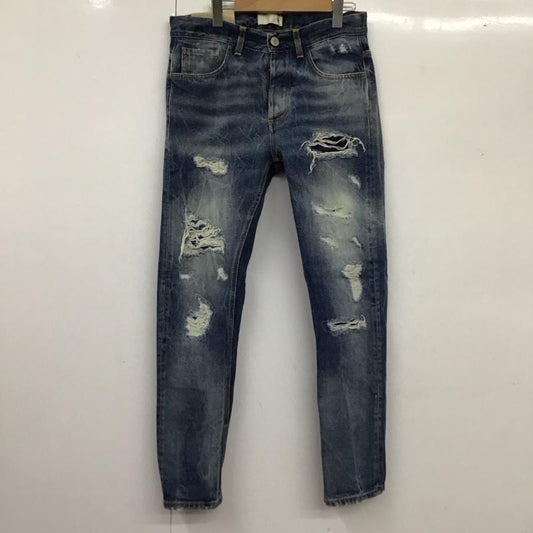 プレミアムムードデニムスーペリア PREMIUM MOOD DENIM SUPERIOR パンツ デニム、ジーンズ イタリア製 30 ダメージ加工 青 / ブルー /  メンズ USED 古着 中古 10113926