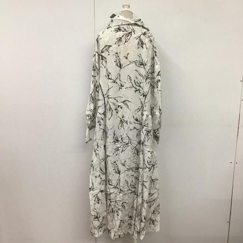 ジーナシス JEANASIS ワンピース ロングスカート JS071319MC クサキガラロングOP タグ付き FREE 総柄 白 / ホワイト /  レディース USED 古着 中古 10107180