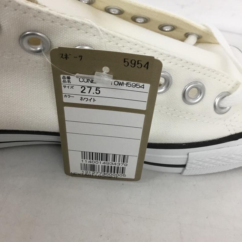 コンバース CONVERSE スニーカー スニーカー 32765140 nextar 110 ox 27.5cm 箱有 27.5cm ロゴ、文字 白 / ホワイト /  メンズ USED 古着 中古 10131677