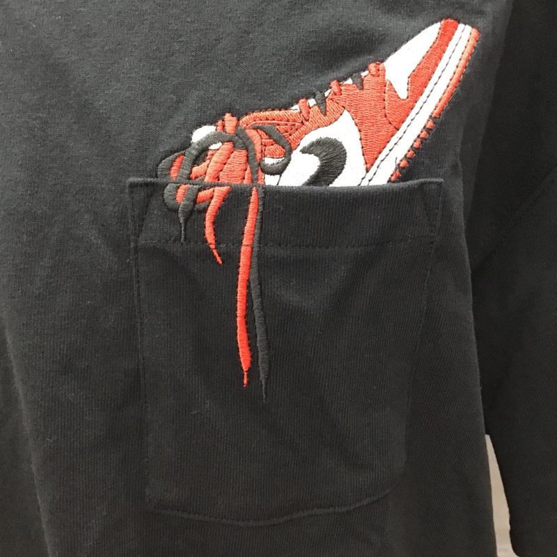 エアジョーダン AIR JORDAN Tシャツ 半袖 do1928-010 半袖カットソー プリントTシャツ クルーネックカットソー XXL ロゴ、文字 黒 / ブラック /  メンズ USED 古着 中古 10114109