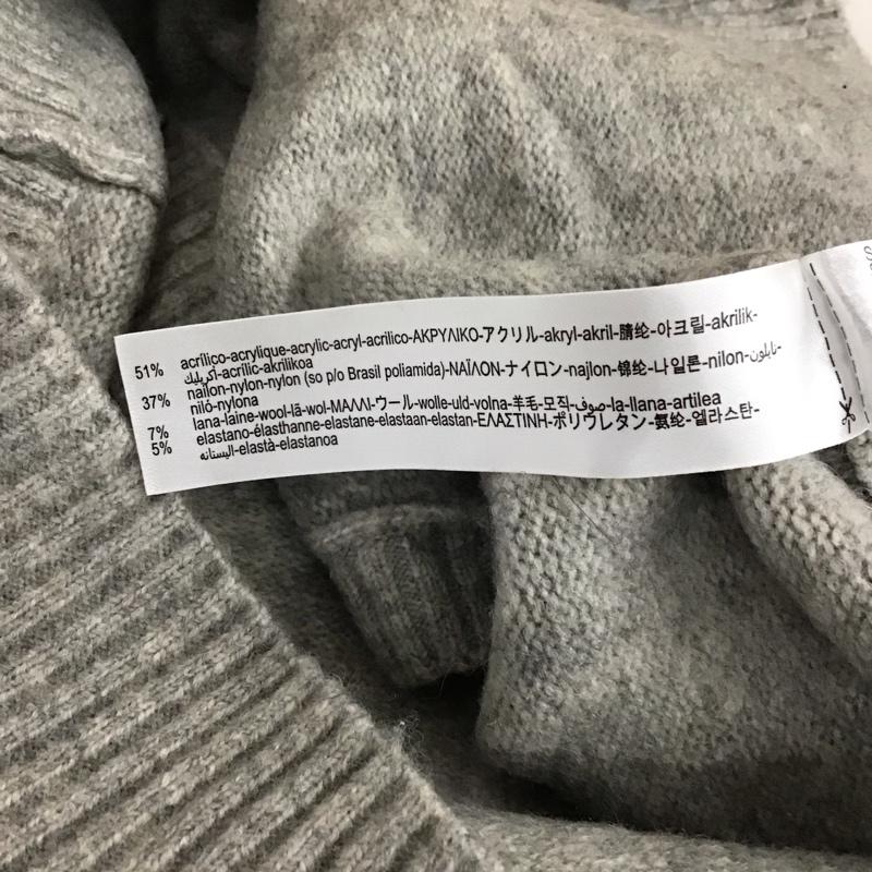 ザラ ZARA ベスト ベスト 2893 136 809 ニットベスト プルオーバー Vネック M 無地 灰 / グレー /  レディース USED 古着 中古 10122137
