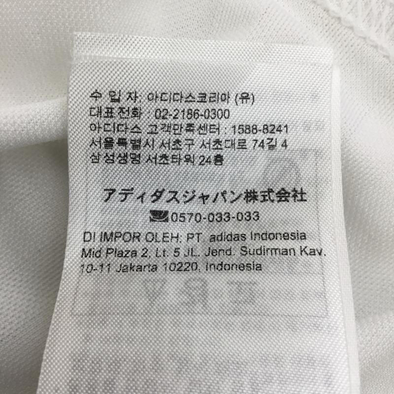 アディダス adidas カットソー 半袖 JF2581 RM TERRACE ICON レアルマドリード XL ロゴ、文字 白 / ホワイト /  メンズ USED 古着 中古 10136802