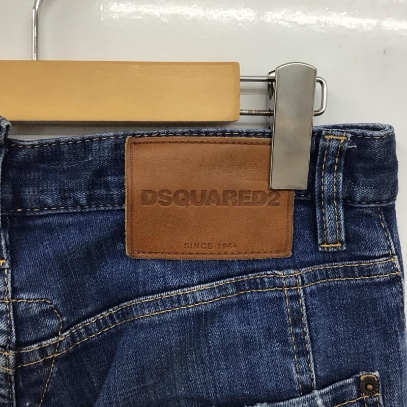 ディースクエアード2 DSQUARED2 パンツ デニム、ジーンズ TIDY BIKER JEAN 44 ストレッチ ダメージ加工 青 / ブルー /  メンズ USED 古着 中古 10146533