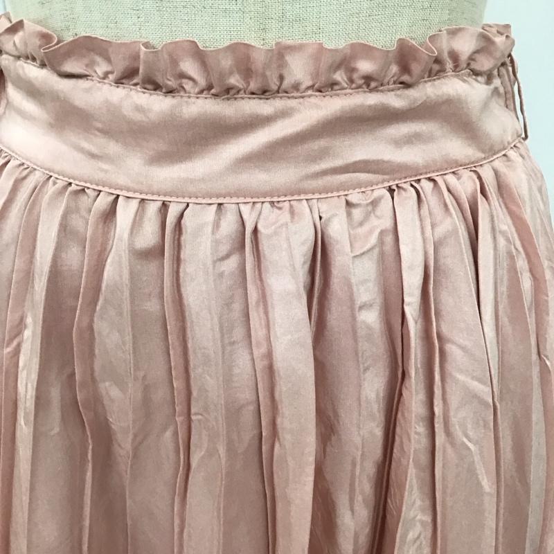 ダズリン dazzlin スカート ロングスカート 021920802301 シアープリーツロングスカート FREE 無地 桃 / ピンク /  レディース USED 古着 中古 10114762