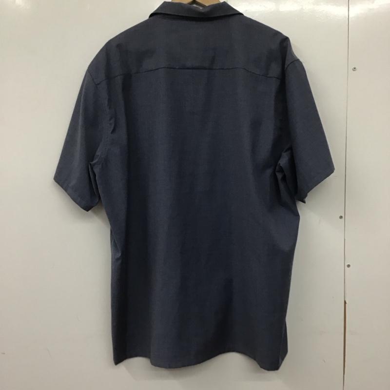 シーエフティーズ CFT S シャツ、ブラウス 半袖 オープンカラー 開襟シャツ XL ワンポイント 青 / ブルー /  メンズ USED 古着 中古 10140236