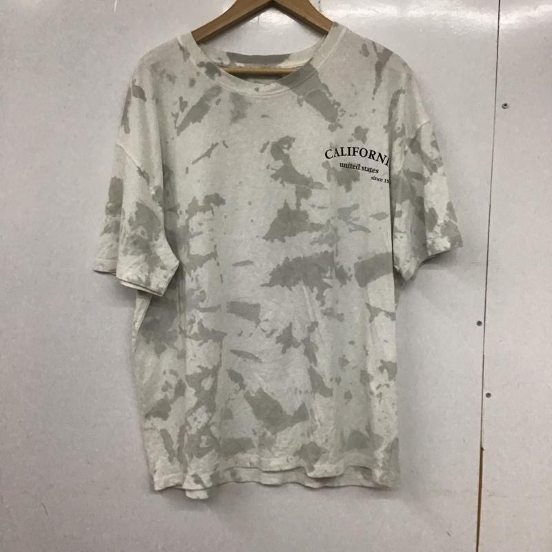 ザラ ZARA Tシャツ 半袖 6050/313/802 L 総柄 X ロゴ、文字 マルチカラー / マルチカラー /  メンズ USED 古着 中古 10134824