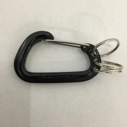 ユニフォームエクスペリメント uniform experiment ファッション小物 ファッション小物 カラビナ ロゴ、文字 黒 / ブラック /  メンズ USED 古着 中古 10145478