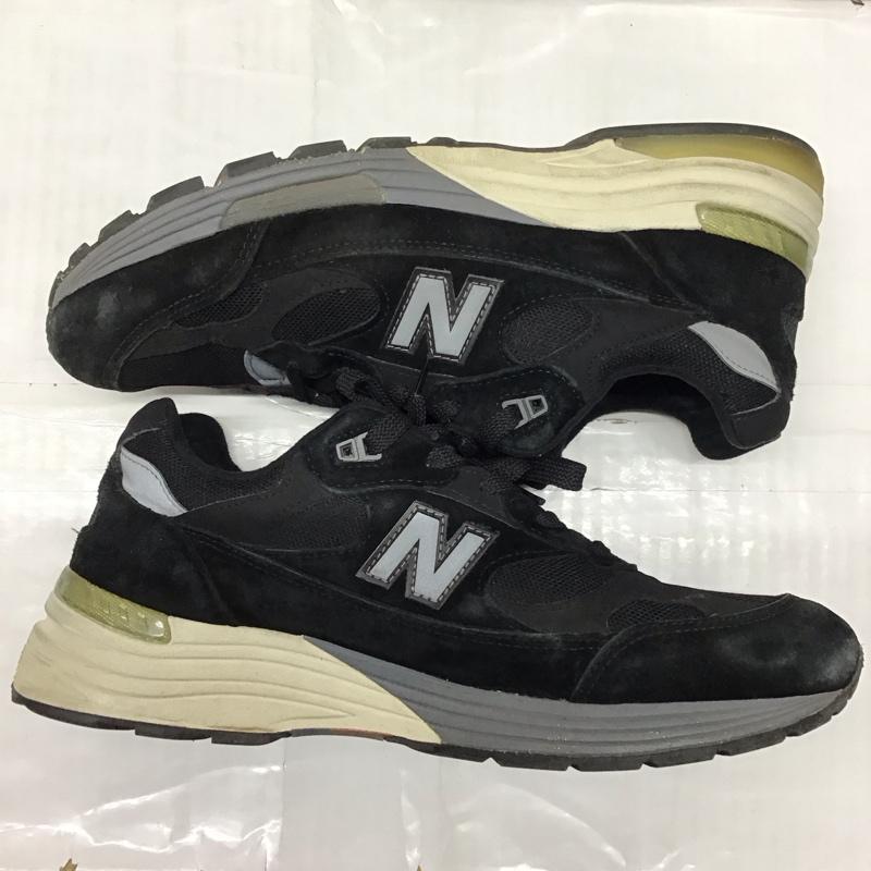 ニューバランス New Balance スニーカー スニーカー M992BL USA製 28cm 箱有 28.0cm ロゴ、文字 黒 / ブラック /  メンズ USED 古着 中古 10121227