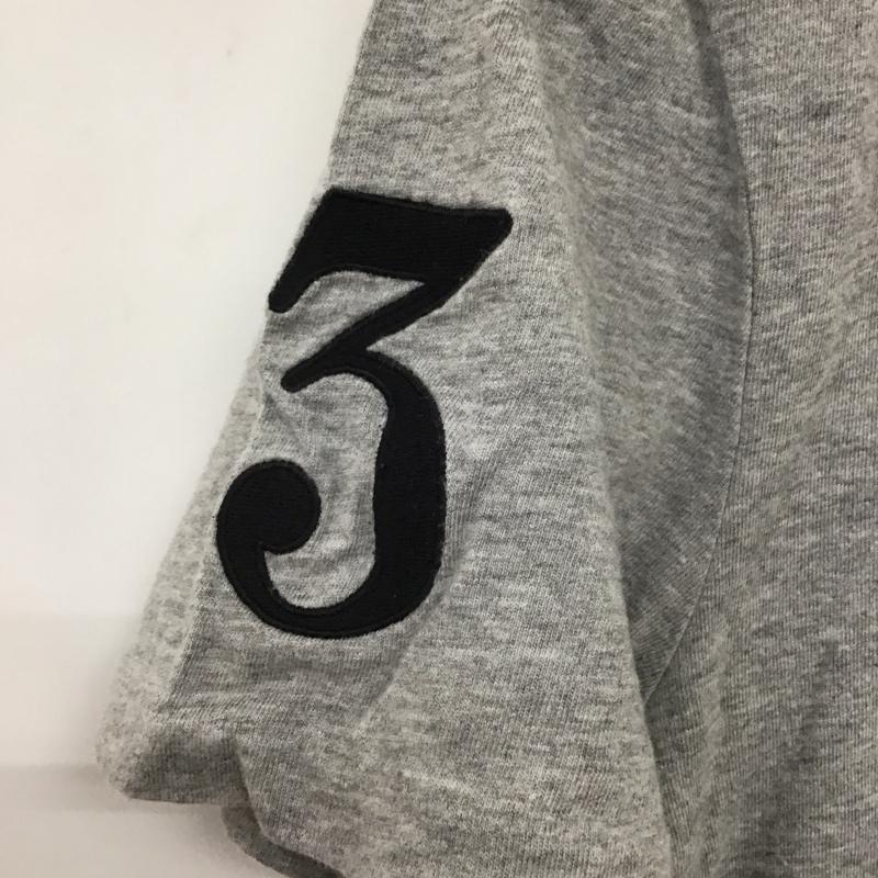 ポロラルフローレン POLO RALPH LAUREN Tシャツ 半袖 半袖カットソー プリントTシャツ クルーネックカットソー XS ロゴ、文字 灰 / グレー /  レディース USED 古着 中古 10134049