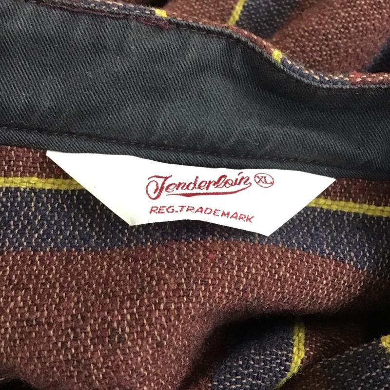 テンダーロイン TENDERLOIN シャツ、ブラウス 長袖 長袖シャツ カラーシャツ チェックシャツ カジュアルシャツ XL プリント マルチカラー / マルチカラー /  メンズ USED 古着 中古 10115943