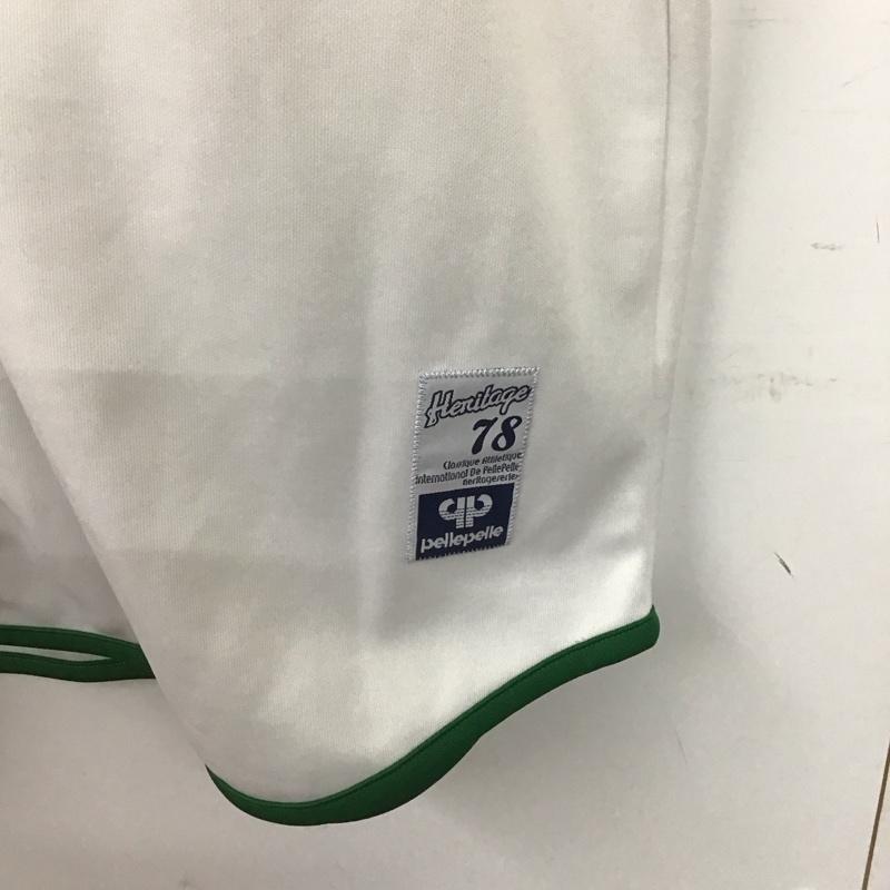 ペレペレ PELLEPELLE シャツ、ブラウス 半袖 XL ロゴ、文字 白 / ホワイト /  メンズ USED 古着 中古 10144892