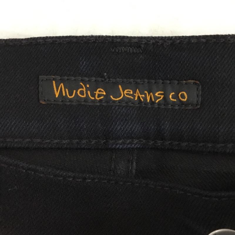 ヌーディージーンズ Nudie Jeans パンツ デニム、ジーンズ デニムパンツ スリムパンツ ストレッチパンツ ジーンズ 33インチ 無地 黒 / ブラック /  メンズ USED 古着 中古 10117105