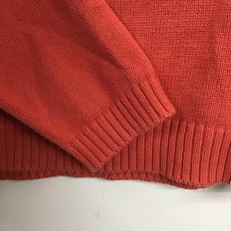 チャムス CHUMS ニット、セーター 長袖 M ロゴ、文字 赤 / レッド /  レディース USED 古着 中古 10143009