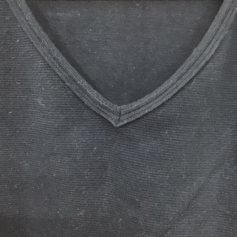 ハリウッドランチマーケット H.R MARKET Tシャツ 半袖 半袖カットソー プリントTシャツ Vネックカットソー 3 無地 紺 / ネイビー /  メンズ USED 古着 中古 10130596