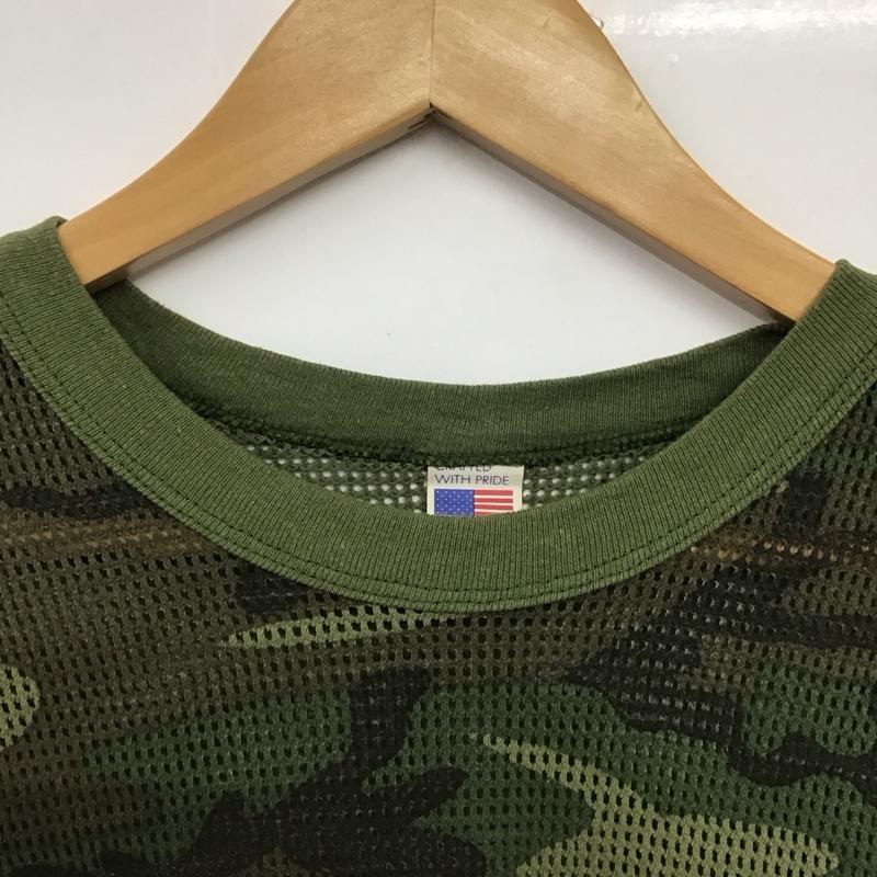 ジャーナルスタンダード トライセクト JOURNAL STANDARD TRISECT Tシャツ 長袖 メッシュ ロンT バックプリント XXL カモフラージュ柄・迷彩 マルチカラー / マルチカラー /  メンズ USED 古着 中古 10146344