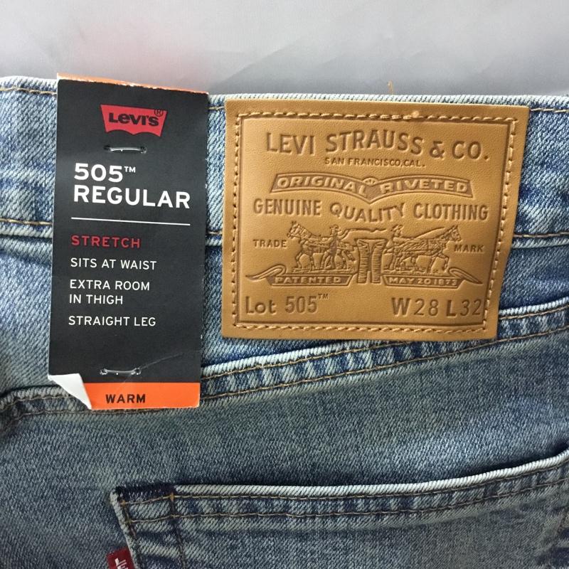 リーバイストラウスアンドコー Levi Strauss & co. パンツ デニム、ジーンズ デニムパンツ ストレートパンツ スリムパンツ カジュアルパンツ 28インチ 無地 インディゴ / インディゴ /  メンズ USED 古着 中古 10120485