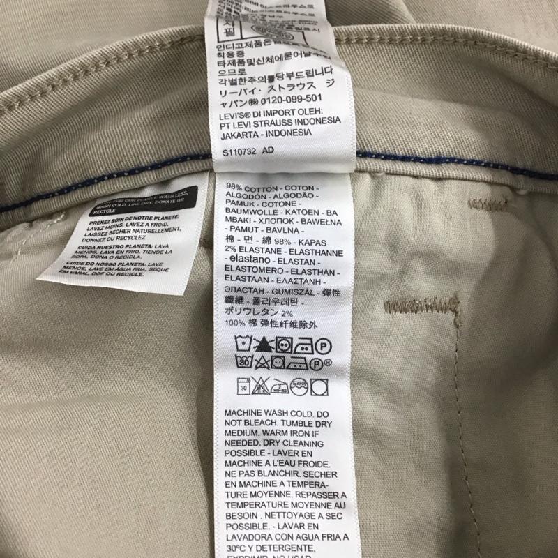 リーバイス Levi s パンツ デニム、ジーンズ チノパン スリムパンツ カジュアルパンツ ストレッチパンツ 31インチ 無地 ベージュ / ベージュ /  メンズ USED 古着 中古 10139725