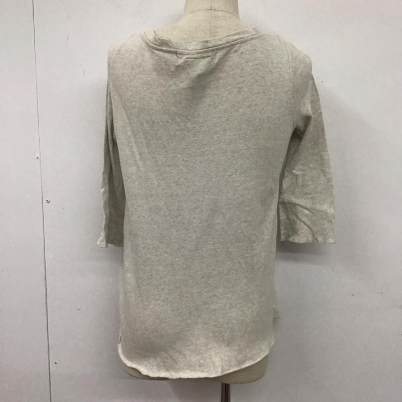 レミ レリーフ REMI RELIEF Tシャツ 七分袖 スウェット S ロゴ、文字 灰 / グレー /  メンズ USED 古着 中古 10107532