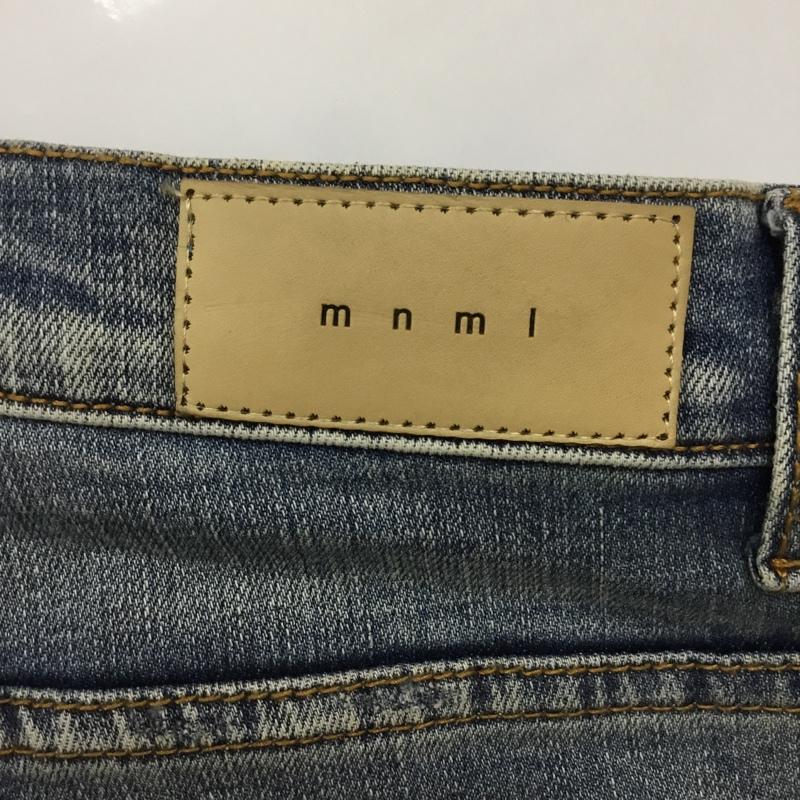 ミニマル mnml パンツ デニム、ジーンズ デニムパンツ スリムパンツ ストレッチパンツ ジーンズ 34 無地 インディゴ / インディゴ /  メンズ USED 古着 中古 10120477