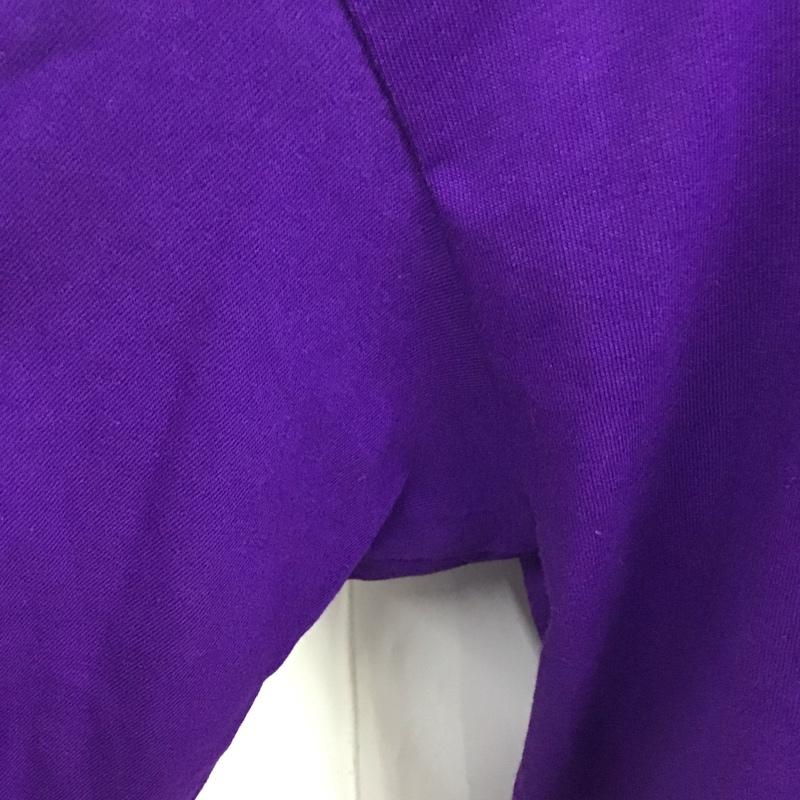 ロンリー LONELY論理 カットソー 長袖 長袖カットソー クルーネックカットソー ロングスリーブカットソー プリントTシャツ XL ロゴ、文字 紫 / パープル /  メンズ USED 古着 中古 10115608