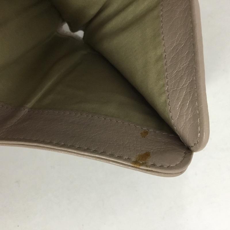 クロエ Chloe 財布 二つ折り 3P0390-043 リリィ ラウンドファスナー リボン 箱有 ロゴ、文字 桃 / ピンク /  レディース USED 古着 中古 10124277