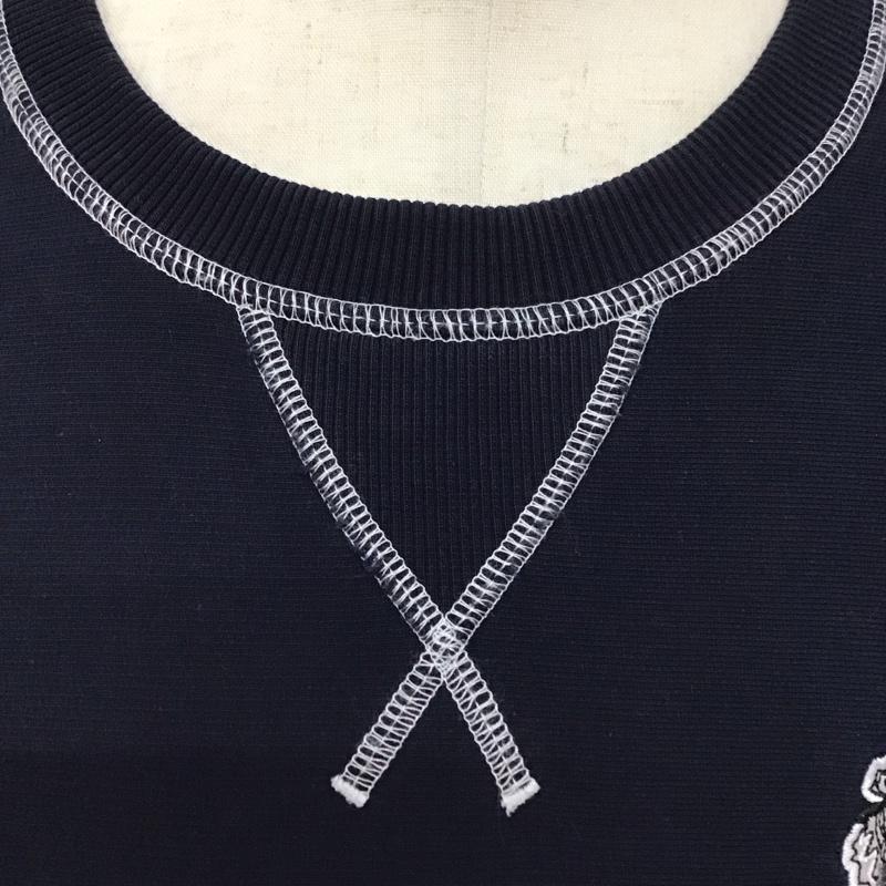 ケンゾー KENZO トレーナー 長袖 長袖 L ロゴ、文字 紺 / ネイビー /  メンズ USED 古着 中古 10123716