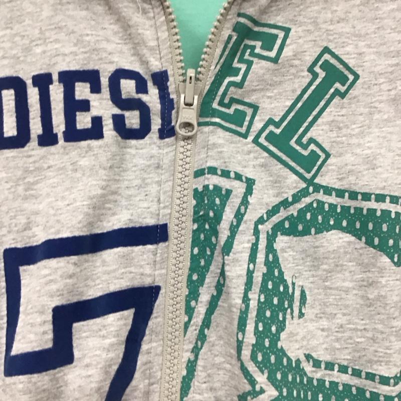 ディーゼル DIESEL ジャケット、上着 ジャケット、ブレザー ジップアップジャケット アウター スタンドネック プリント 灰 / グレー /  メンズ USED 古着 中古 10132387
