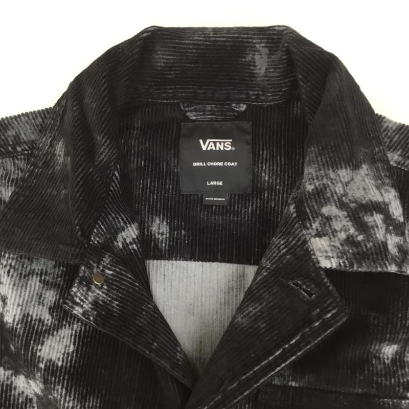 バンズ VANS ジャケット、上着 ジャケット、ブレザー Drill Corduroy Tie Dye Jacket L 総柄 黒 / ブラック /  メンズ USED 古着 中古 10129317