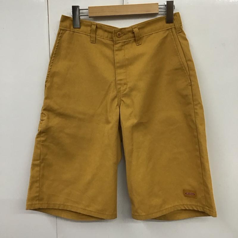 ディッキーズ Dickies パンツ ショートパンツ ショートパンツ ハーフパンツ カジュアルパンツ 30インチ ロゴ、文字 黄 / イエロー /  メンズ USED 古着 中古 10119704