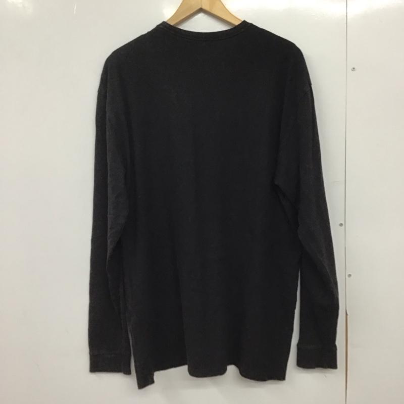 パタゴニア patagonia カットソー 長袖 長袖 L ロゴ、文字 ダークグレー / ダークグレー /  メンズ USED 古着 中古 10151161