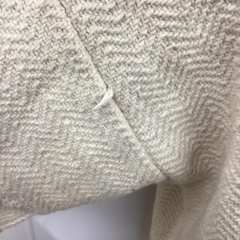古着 USED パーカー 長袖 メキシカンパーカー ラグジャケット ラグパーカー L ワンポイント アイボリー / アイボリー /  メンズ USED 古着 中古 10122987