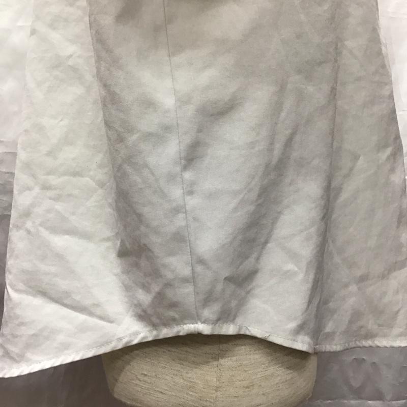 古着 USED シャツ、ブラウス 半袖 et220346 ビッグシルエットリラクシング5分袖クレリックシャツ ETELIO M 無地 ベージュ / ベージュ / X アイボリー / アイボリー /  メンズ USED 古着 中古 10117041