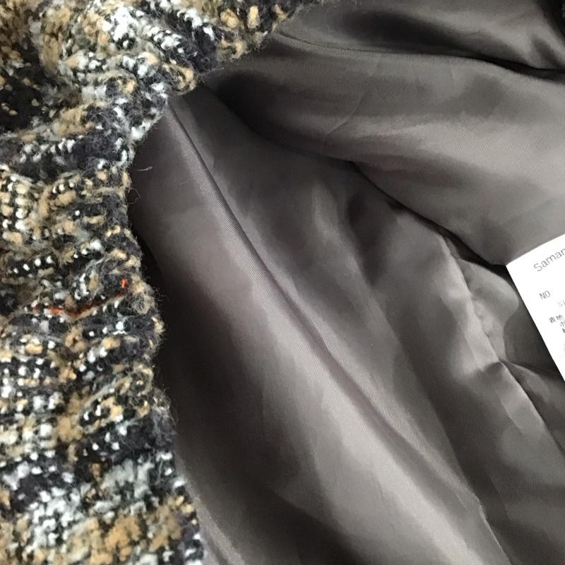 サマンサモスモスブルー Samansa Mos2 blue スカート ロングスカート ロングスカート フレアスカート カジュアルスカート FREE チェック マルチカラー / マルチカラー /  レディース USED 古着 中古 10145384