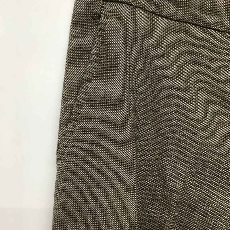 マックスマーラ MaxMara パンツ スラックス スラックスパンツ ワイドパンツ センタータックパンツ 36 無地 茶 / ブラウン /  レディース USED 古着 中古 10133043