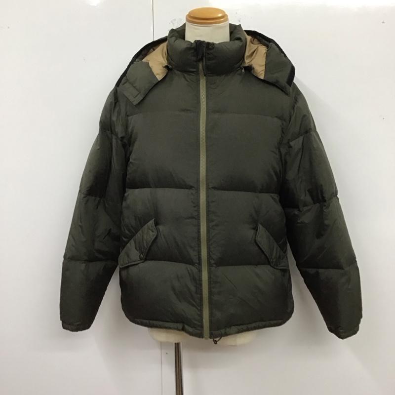 エディーバウアー Eddie Bauer ジャケット、上着 ダウンジャケット 0213683 L 無地 カーキ / カーキ /  メンズ USED 古着 中古 10123356