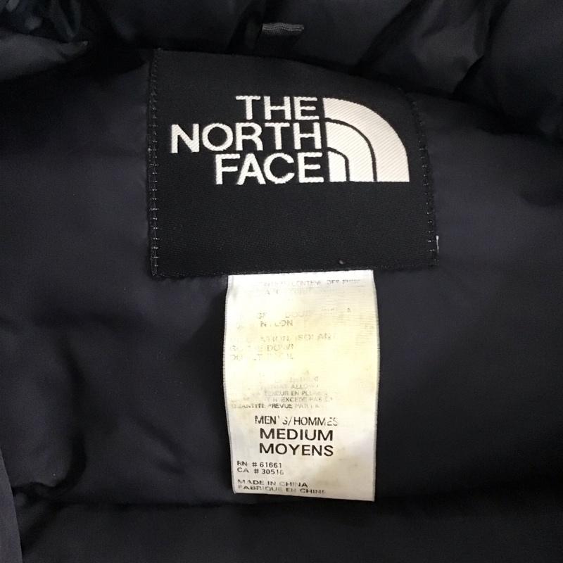 ザノースフェイス THE NORTH FACE ジャケット、上着 ダウンジャケット nf002yo ジップアップジャケット ジャンパー ジャケット ダウンジャケット アウター M ロゴ、文字 黒 / ブラック /  メンズ USED 古着 中古 10119430