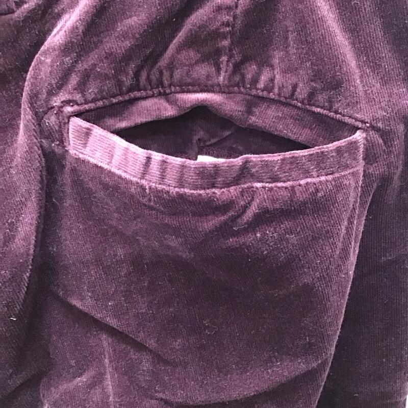 レイジブルー RAGEBLUE パンツ ワークパンツ、ペインターパンツ コーデュロイパンツ ワイドパンツ ストレッチパンツ カジュアルパンツ M 無地 えんじ / ワインレッド /  メンズ USED 古着 中古 10116880