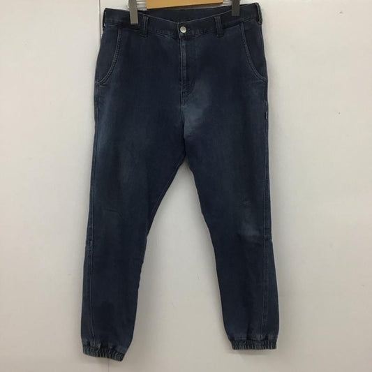 アンドサンズ ANDSUNS パンツ デニム、ジーンズ デニムパンツ ワーカージーンズ カジュアルパンツ 裾ゴム L 無地 インディゴ / インディゴ /  メンズ USED 古着 中古 10107196