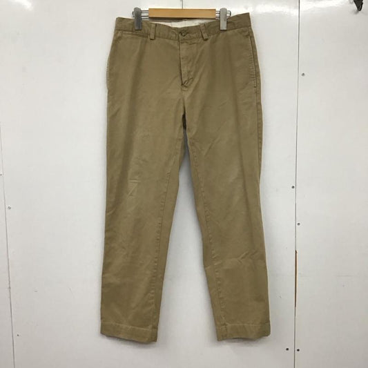 ポロラルフローレン POLO RALPH LAUREN パンツ チノパン チノパン ワイドパンツ カジュアルパンツ 32インチ 無地 ベージュ / ベージュ /  メンズ USED 古着 中古 10137656