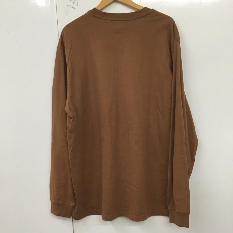 シュプリーム Supreme Tシャツ 長袖 22AW SmallBoxLSTee 長袖カットソー L ロゴ、文字 茶 / ブラウン /  メンズ USED 古着 中古 10129063