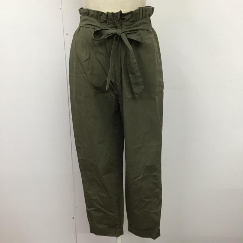 ザラ ZARA ボトムス ボトムス 753 040 505 ジョガーパンツ S 無地 カーキ / カーキ /  レディース USED 古着 中古 10112985