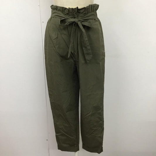 ザラ ZARA ボトムス ボトムス 753 040 505 ジョガーパンツ S 無地 カーキ / カーキ /  レディース USED 古着 中古 10112985